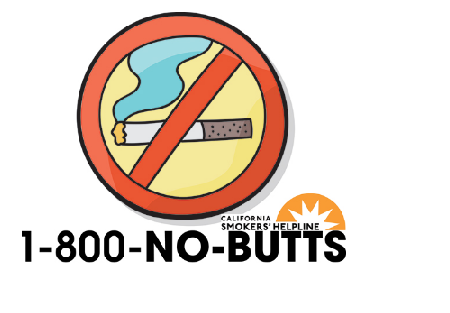 california smokers helpline 1-800-NO-BUTTS